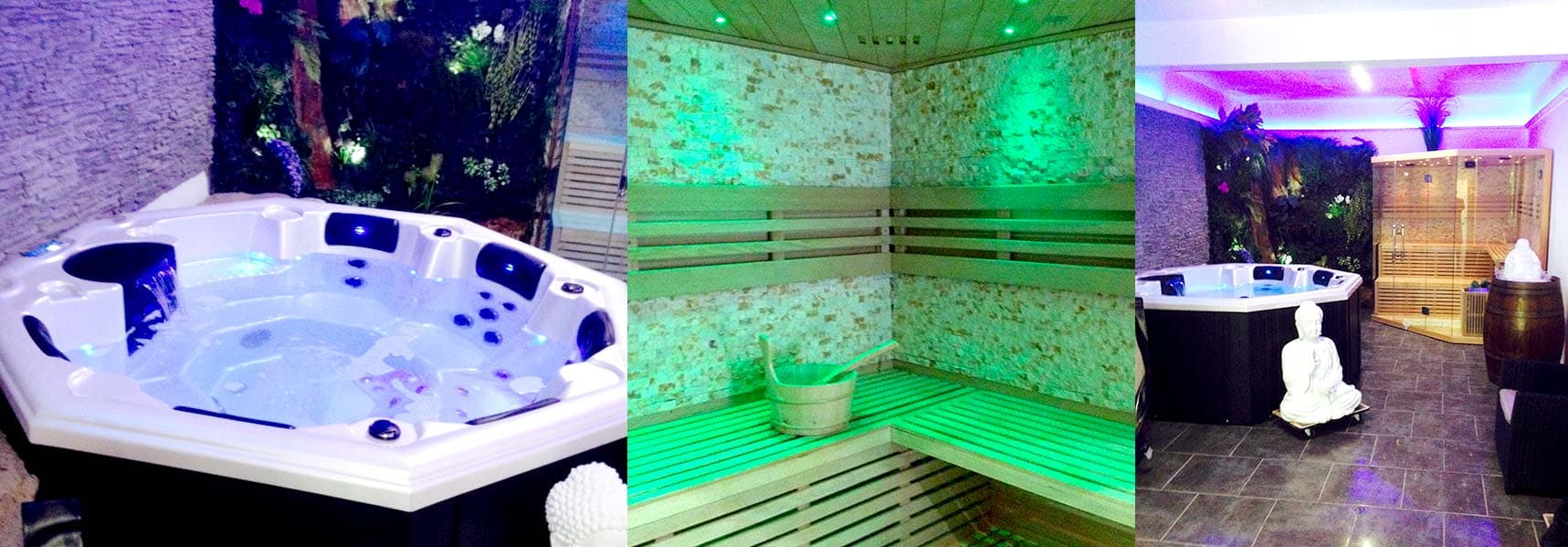 SPA privatif Jacuzzi Sauna Hammam